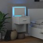 Wand-Nachttisch mit weißen LED-Lichtern von , Nachttische - Ref: Foro24-848157, Preis: 65,80 €, Rabatt: %
