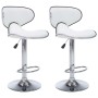 Küchenhocker 2 Einheiten weißes Kunstleder von vidaXL, Küchenhocker - Ref: Foro24-323643, Preis: 130,32 €, Rabatt: %