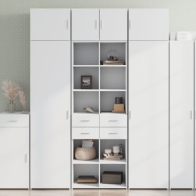 Hoher Schrank aus weißem Ingenieurholz 70x42,5x185 cm von , Sideboards - Ref: Foro24-3281462, Preis: 160,19 €, Rabatt: %