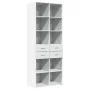 Hoher Schrank aus weißem Ingenieurholz 70x42,5x185 cm von , Sideboards - Ref: Foro24-3281462, Preis: 158,15 €, Rabatt: %