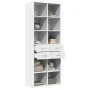 Hoher Schrank aus weißem Ingenieurholz 70x42,5x185 cm von , Sideboards - Ref: Foro24-3281462, Preis: 158,15 €, Rabatt: %