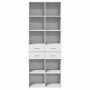 Aparador alto madera de ingeniería blanco 70x42,5x185 cm by , Sideboards - Ref: Foro24-3281462, Price: 160,19 €, Discount: %