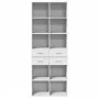 Hoher Schrank aus weißem Ingenieurholz 70x42,5x185 cm von , Sideboards - Ref: Foro24-3281462, Preis: 158,15 €, Rabatt: %