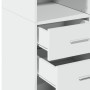 Aparador alto madera de ingeniería blanco 70x42,5x185 cm de , Aparadores - Ref: Foro24-3281462, Precio: 164,67 €