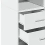 Hoher Schrank aus weißem Ingenieurholz 70x42,5x185 cm von , Sideboards - Ref: Foro24-3281462, Preis: 158,15 €, Rabatt: %