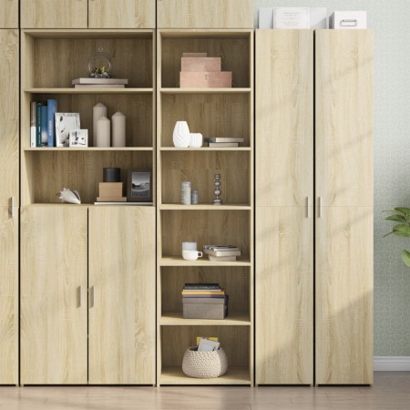 Hoher Schrank aus Sonoma-Eiche Spanplatte 50x41x185 cm von , Sideboards - Ref: Foro24-3281682, Preis: 100,55 €, Rabatt: %