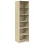 Aparador alto madera de ingeniería roble Sonoma 50x41x185 cm de , Aparadores - Ref: Foro24-3281682, Precio: 99,56 €, Descuent...