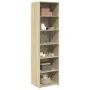 Aparador alto madera de ingeniería roble Sonoma 50x41x185 cm de , Aparadores - Ref: Foro24-3281682, Precio: 99,56 €, Descuent...