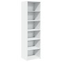 Aparador alto madera de ingeniería blanco 50x41x185 cm by , Sideboards - Ref: Foro24-3281680, Price: 127,29 €, Discount: %