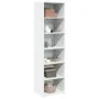 Aparador alto madera de ingeniería blanco 50x41x185 cm de , Aparadores - Ref: Foro24-3281680, Precio: 115,59 €, Descuento: %
