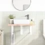 Soportes estante de lavabo 2uds tejado rectangular acero blanco by , Supports and crossbars - Ref: Foro24-4007268, Price: 39,...