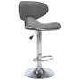 323648 Barhocker 2 Stk. Graues Kunstleder von vidaXL, Küchenhocker - Ref: Foro24-323648, Preis: 139,44 €, Rabatt: %