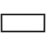 Soportes estante de lavabo 2 uds rectangular acero negro by , Supports and crossbars - Ref: Foro24-4007275, Price: 42,01 €, D...