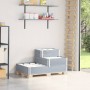 Arriate elevado de 3 niveles madera maciza pino gris 120x80 cm by , Pots and planters - Ref: Foro24-4010315, Price: 84,35 €, ...