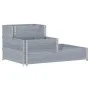 Arriate elevado de 3 niveles madera maciza pino gris 120x80 cm by , Pots and planters - Ref: Foro24-4010315, Price: 90,59 €, ...
