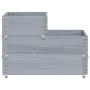 Arriate elevado de 3 niveles madera maciza pino gris 120x80 cm by , Pots and planters - Ref: Foro24-4010315, Price: 90,59 €, ...