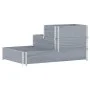 Arriate elevado de 3 niveles madera maciza pino gris 120x80 cm by , Pots and planters - Ref: Foro24-4010315, Price: 90,59 €, ...
