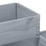 Arriate elevado de 3 niveles madera maciza pino gris 120x80 cm by , Pots and planters - Ref: Foro24-4010315, Price: 90,59 €, ...