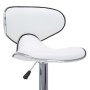Küchenhocker 2 Einheiten weißes Kunstleder von vidaXL, Küchenhocker - Ref: Foro24-323643, Preis: 130,32 €, Rabatt: %