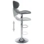 323648 Bar Stools 2 pcs Grey Faux Leather de vidaXL, Taburetes de cocina - Ref: Foro24-323648, Precio: 137,93 €, Descuento: %