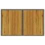 Mesa de jardín superficie de madera ratán PE gris 110x68x70 cm by , Garden tables - Ref: Foro24-366356, Price: 101,48 €, Disc...