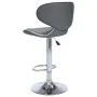 323648 Bar Stools 2 pcs Grey Faux Leather de vidaXL, Taburetes de cocina - Ref: Foro24-323648, Precio: 137,93 €, Descuento: %