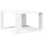 Mesa de centro madera de ingeniería blanca 51,5x51,5x30 cm by , Coffee table - Ref: Foro24-848136, Price: 43,21 €, Discount: %