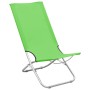 Folding beach chairs 2 units green fabric by vidaXL, Garden chairs - Ref: Foro24-310379, Price: 82,06 €, Discount: %