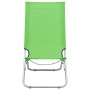 Folding beach chairs 2 units green fabric by vidaXL, Garden chairs - Ref: Foro24-310379, Price: 82,06 €, Discount: %