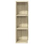 Armario de espejo baño contrachapada color roble 80x20,5x64 cm by , bathroom vanities - Ref: Foro24-849603, Price: 72,14 €, D...