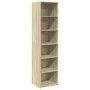 Aparador alto madera de ingeniería roble Sonoma 45x41x185 cm von , Sideboards - Ref: Foro24-3281675, Preis: 90,94 €, Rabatt: %