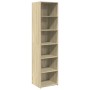 Aparador alto madera de ingeniería roble Sonoma 45x41x185 cm von , Sideboards - Ref: Foro24-3281675, Preis: 92,03 €, Rabatt: %