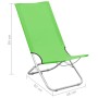 Folding beach chairs 2 units green fabric by vidaXL, Garden chairs - Ref: Foro24-310379, Price: 82,06 €, Discount: %