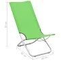 Folding beach chairs 2 units green fabric by vidaXL, Garden chairs - Ref: Foro24-310379, Price: 80,68 €, Discount: %