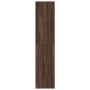 Aparador alto madera de ingeniería marrón roble 30x41x185 cm by , Sideboards - Ref: Foro24-846417, Price: 78,69 €, Discount: %