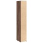 Aparador alto madera de ingeniería marrón roble 30x41x185 cm by , Sideboards - Ref: Foro24-846417, Price: 78,69 €, Discount: %