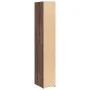 Hoher Schrank aus braunem Eichen-Ingenieurholz, 30x41x185 cm. von , Sideboards - Ref: Foro24-846417, Preis: 77,60 €, Rabatt: %