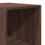 Aparador alto madera de ingeniería marrón roble 30x41x185 cm by , Sideboards - Ref: Foro24-846417, Price: 78,69 €, Discount: %