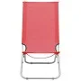 Sillas de playa plegables 2 unidades tela rojo de vidaXL, Sillas de jardín - Ref: Foro24-310376, Precio: 74,90 €, Descuento: %