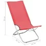 Sillas de playa plegables 2 unidades tela rojo de vidaXL, Sillas de jardín - Ref: Foro24-310376, Precio: 74,90 €, Descuento: %