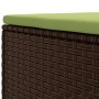Gartenmöbel-Set, 4-teilig, mit braunen Kissen aus synthetischem Rattan. von , Gartensets - Ref: Foro24-3308054, Preis: 274,97...