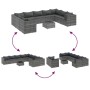 Gartenmöbel-Set, 10-teilig, mit grauen Kissen aus synthetischem Rattan. von , Gartensets - Ref: Foro24-3308274, Preis: 669,55...