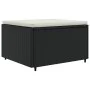 Set muebles de jardín 6 piezas y cojines ratán sintético negro de , Conjuntos de jardín - Ref: Foro24-3308208, Precio: 448,99...