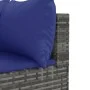 Gartenmöbel-Set 5-teilig mit grauen Polstern aus synthetischem Rattan von , Gartensets - Ref: Foro24-3308063, Preis: 319,42 €...
