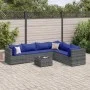 Gartenmöbel-Set 7-teilig und Kissen aus grauem Kunst-Rattan von , Gartensets - Ref: Foro24-3308151, Preis: 473,34 €, Rabatt: %