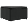 Set muebles de jardín 6 piezas y cojines ratán sintético negro de , Conjuntos de jardín - Ref: Foro24-3308243, Precio: 430,42 €