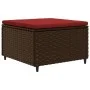 Set muebles de jardín 7 piezas y cojines ratán sintético marrón by , Garden sets - Ref: Foro24-3308229, Price: 534,58 €, Disc...