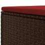 Set muebles de jardín 7 piezas y cojines ratán sintético marrón by , Garden sets - Ref: Foro24-3308229, Price: 534,58 €, Disc...