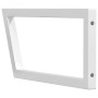 Waschbeckenregalstützen, 2 Stück, Trapezform, weißer Stahl von , Stützen und Querstangen - Ref: Foro24-4007282, Preis: 39,99 ...