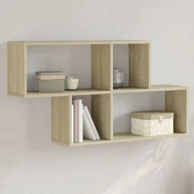 Wandregal aus Eichenholz in Sonoma-Optik, 100x20x53 cm. von , Regale und Regale - Ref: Foro24-848019, Preis: 48,39 €, Rabatt: %
